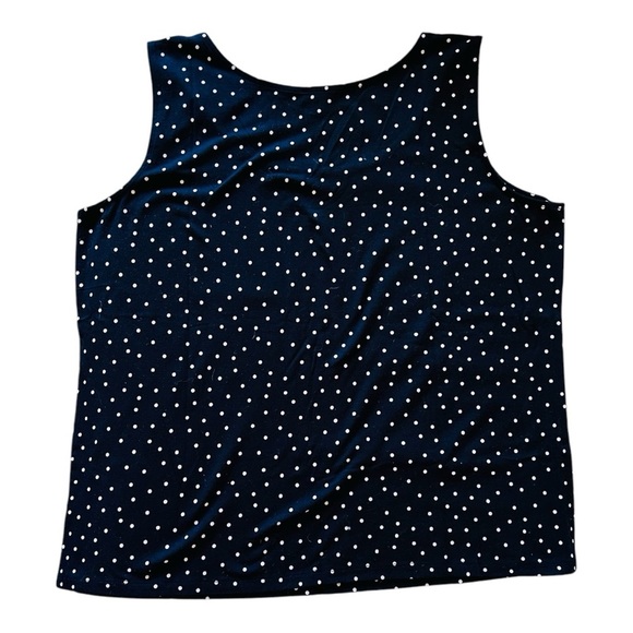 Talbots Black Polka Dot Top - Picture 2 of 4